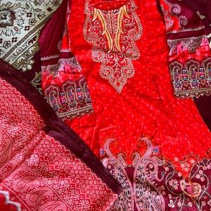 New 3 piece Laxauary Lawn Salwarkameez small size